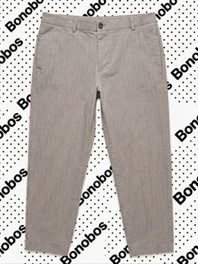 MEN'S - ​Bonobos "Off Duty" Khaki Herringbone Chino Jogger Pants